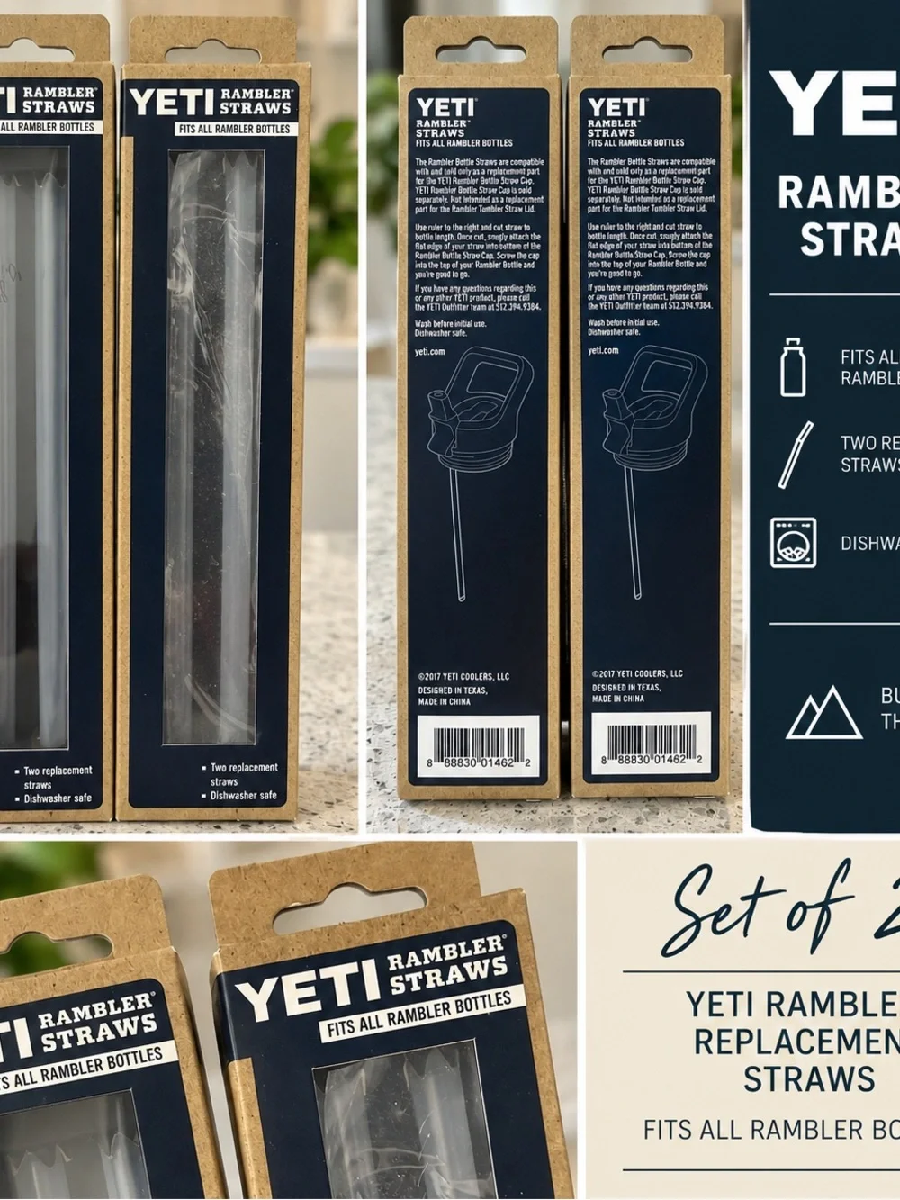YETI Rambler Straws Packaging